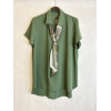 BLUSA/CAMICIA CON FOULARD