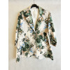 GIACCA FIORATA UNICO BOTTONE