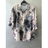 CAMICIA STAMOA FIORE, MANICA A TRE QUARTI