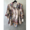 CAMICIA STAMOA FIORE, MANICA A TRE QUARTI
