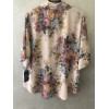 CAMICIA STAMOA FIORE, MANICA A TRE QUARTI