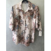 CAMICIA STAMOA FIORE, MANICA A TRE QUARTI