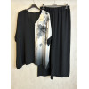 COMPLETO BLUSA KABAN META PANNELLO FIORATO