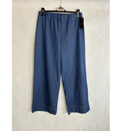PANTALONE JEANS ELASTICO IN VITA BALZA SU FONDO