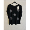 T-SHIRT FIORI DI STRASS