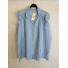 CAMICIA COLLETTO E MANICA CON VOLANT