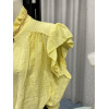 CAMICIA COLLETTO E MANICA CON VOLANT