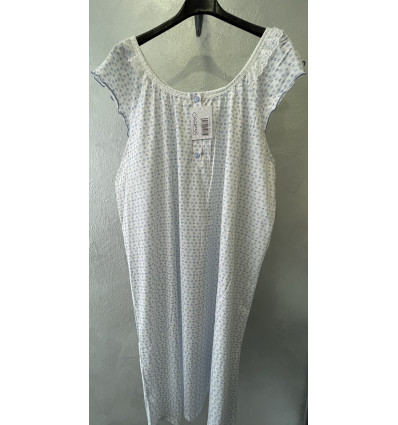 CAMICIA DA NOTTE MANICA AD ALETTA