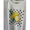 T-SHIRT CON STAMPA CILIEGIE O LIMONI