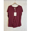MAGLIA SCOLLO A V E DRAPPEGGIO
