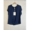 MAGLIA SCOLLO A V E DRAPPEGGIO