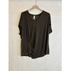 MAGLIA SCOLLO A V E DRAPPEGGIO