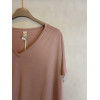 MAGLIA SCOLLO A V E DRAPPEGGIO