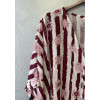KABAN RIGHE BIANCHE FIORI, CHIUSURA CON COULISSE