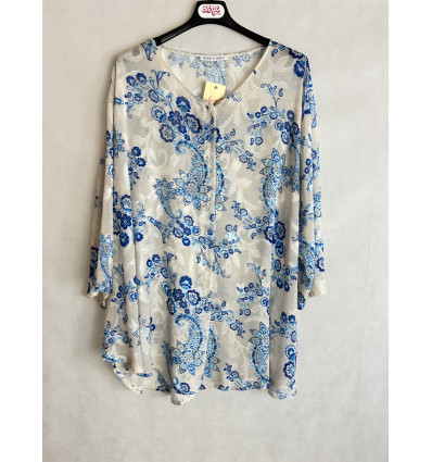 CAMICIA FIORI IN FIL COUPE
