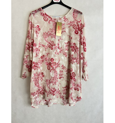 CAMICIA FIORI IN FIL COUPE