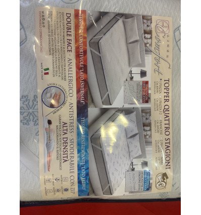 TOPPER 1PIAZZA E MEZZA ARTIC/SILVER