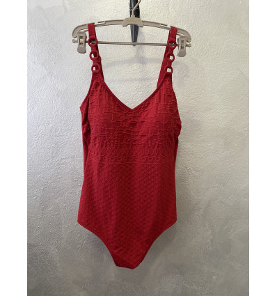 COSTUME INTERO FATTORE C, COLOR AMARENA, SPALLINA REGOLABILE