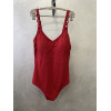 COSTUME INTERO FATTORE C, COLOR AMARENA, SPALLINA REGOLABILE