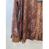 CAMICIA MORE BY SISTE'S IN PIZZO COLOR CIOCCOLATO
