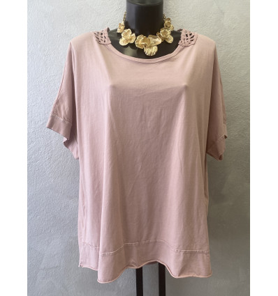 MAGLIA ROSONE SU SCHIENA