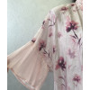 BLUSA ROSA STAMPA FIORI