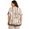 CASACCA TABACCO FANTASIA GEOMETRICA