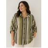 CAMICIA RIGA VERTICALE, MANICA ACCORCIABILE IN VOILE