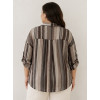 CAMICIA RIGA VERTICALE, MANICA ACCORCIABILE IN VOILE