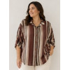 CAMICIA RIGA VERTICALE, MANICA ACCORCIABILE IN VOILE