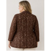 GIACCA IN PIZZO APERTA CON REVERS , FINTE TASCHE