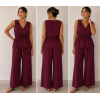 COMPLETO CANOTTA CON COULISSE E PANTALONE MORBIDO