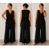 COMPLETO CANOTTA CON COULISSE E PANTALONE MORBIDO