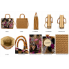 BORSA IN SIIMIL RAFIA CON MANICI BAMBU'