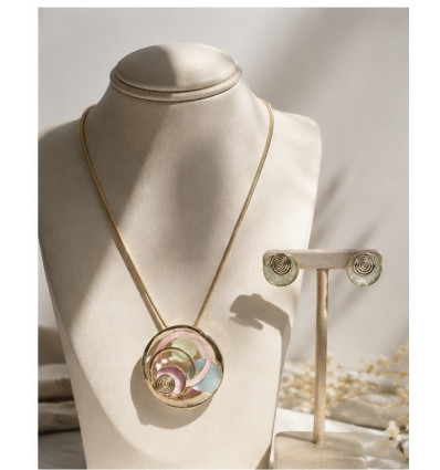 PARURE COLLANA GIROCOLLO E ORECCHINI COORDINATI