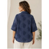 CAMICIA KEY DI LAVORAZIONE RICAMO A FILO IN RILIEVO
