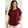 BLUSA DONNA BELLA LUXORY BURGUNDY