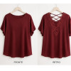 BLUSA DONNA BELLA LUXORY BURGUNDY