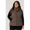 GIACCA-GILET IMBOTTITA, SMANICATA, FULL ZIP