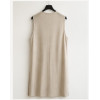 MAXI GILET KEY DI MICRO RIGA COLOR LAVAGNA