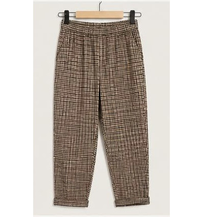 PANTALONE QUADRO, TASCHE ALLA FRANCESE