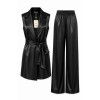 COMPLETO IN RASO CON RIGA GESSATA LUREX BRAND LADY CHIC