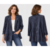 BLAZER IN SIMILPELLE EFFETTO ANTICATO, MONOBOTTONE BRAND MARZIA B