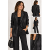 BLAZER IN SIMILPELLE EFFETTO ANTICATO, MONOBOTTONE BRAND MARZIA B