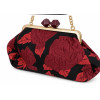 BORSA CLUTCH IN TESSUTO FANTASIA CON CATENA