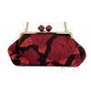 BORSA CLUTCH IN TESSUTO FANTASIA CON CATENA