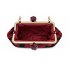 BORSA CLUTCH IN TESSUTO FANTASIA CON CATENA