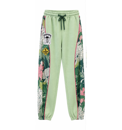 PANTALONE FELPA BRAND VDR VERDE