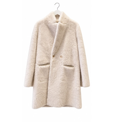 CAPPOTTO ECOPELLICCIA/ECOPELLE REVERSIBILE