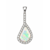 PENDENTE IN ARGENTO 925 E OPALE LAV. DOUBLET